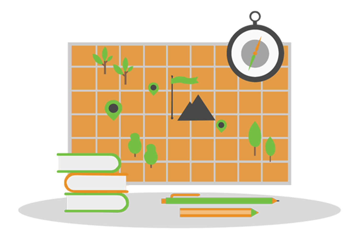 Illustrations depicting AgriSmart's digital maps feature as a part of Health & Safety