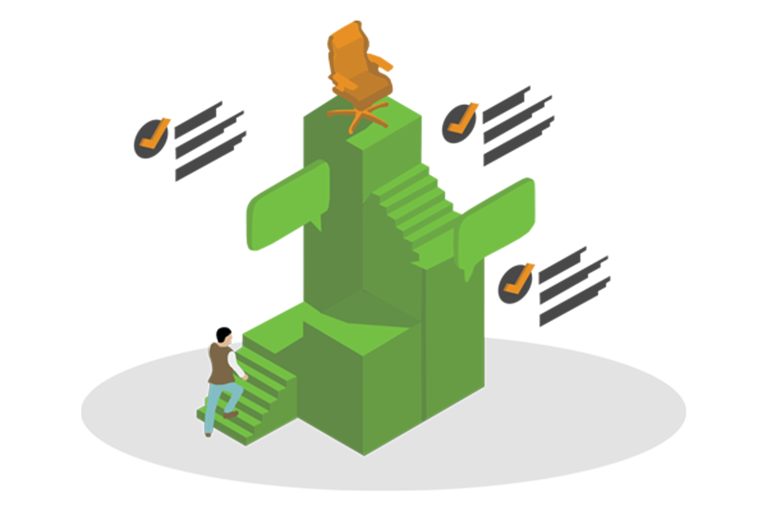 Illustrations depicting AgriSmart's inductions feature as a part of Health & Safety