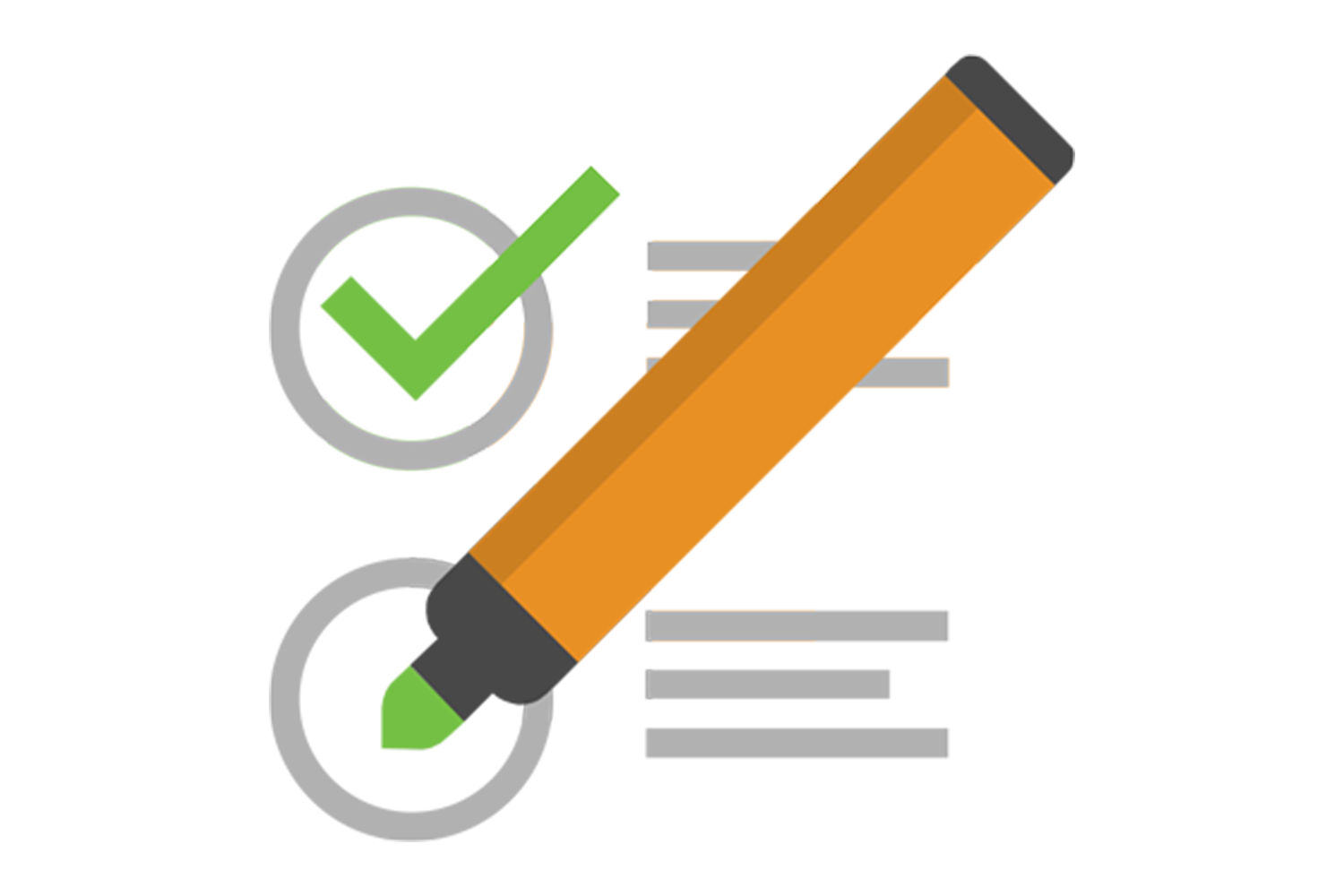 Illustrations depicting AgriSmart's multi choice quizzes feature as a part of Health & Safety
